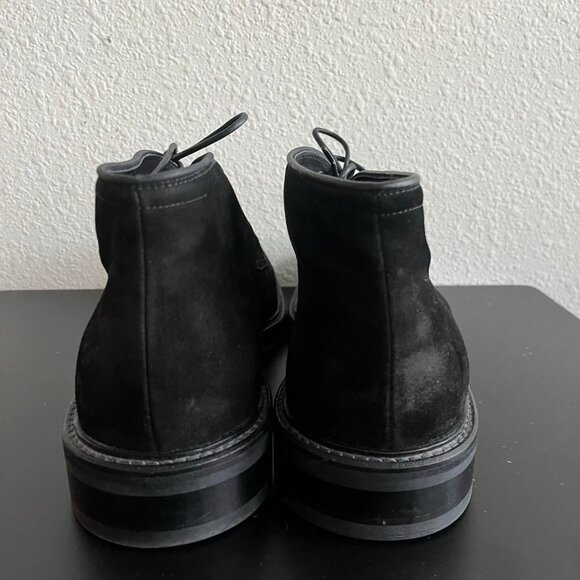 NIB Giorgio Armani Men\'s Black Suede Chukka Boots Size 11 Style X2M138 main image 7